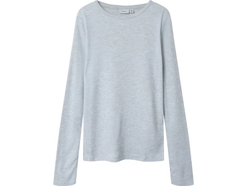 Name It light grey melange slim top modal